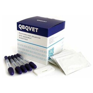 Экспресс-тест QBQVET Вирусная Лейкемия (FeLV Ag) для кошек, 1 штука