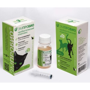 Эмпробио, кормовая добавка для кошек, 100 мл