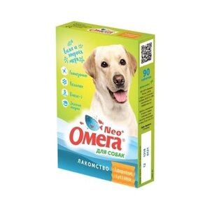 Фармакс Омега Neo + Мультивитаминное лакомство для собак с глюкозамином и коллагеном, 0,06 кг, 34790