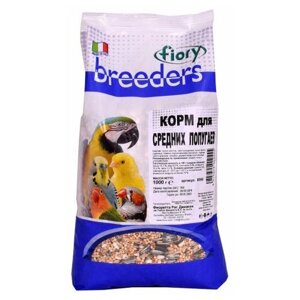 Fiory Корм для средних попугаев Fiory Breeders, 1 кг (2 шт)