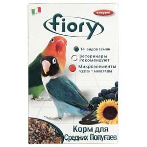 Fiory Корм FIORY для средних попугаев 6030 0,8 кг 58673 (2 шт)