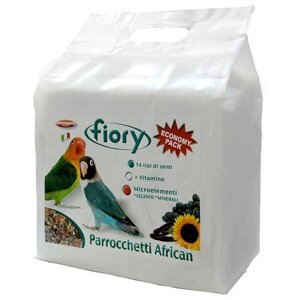 Fiory корм Parrocchetti African для средних попугаев, 3.2кг