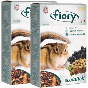 FIORY SCOIATTOLI — Фиори корм для белок и лесных грызунов (850 гр х 2 шт)