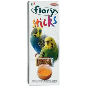 Fiory Sticks лакомство с яйцом для попугаев, вакуум, 2 палочки по 30 гр, 60 гр.