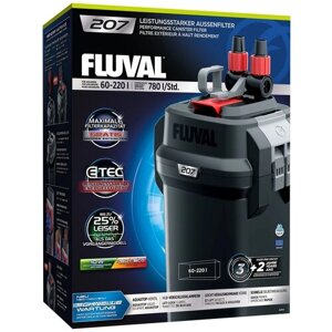 FLUVAL 207 - Фильтр внешний, 780-460л/ч от 60 до 220л