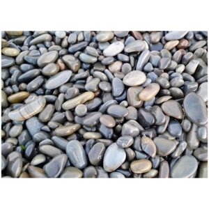 Галька морская / природный камень/ грунт для аквариума/ 2-5 см, 1 кг