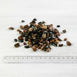 Галька Пестрая, фракция 5-10 мм, 1 кг (231). Декоративный грунт, камень. Каменная крошка