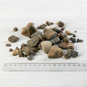 Галька речная, фракция 5-30 мм, 10 кг (356). Декоративный грунт, каменная крошка