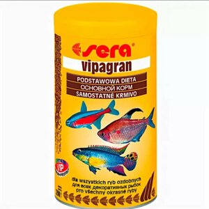 Гранулированный корм для декоративных рыб Vipagran, 12гр
