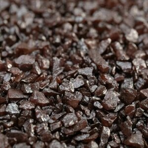 Грунт декоративный "Шоколадный металлик" песок кварцевый, 250 г фр. 1-3 мм