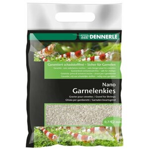 Грунт для аквариума Dennerle Nano Garnelenkies Sunda white белый 0,7 – 1,2 мм 2 кг (1 шт)