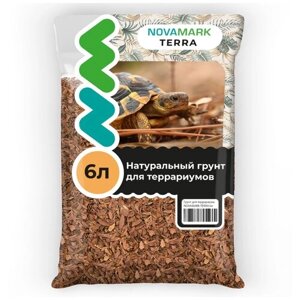 Грунт для террариума NOVAMARK TERRA Кора лиственницы, 6л