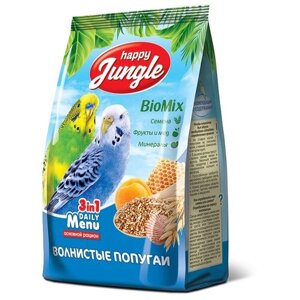 Happy Jungle корм для волнистых попугаев 500 гр (10 шт)