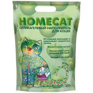 HOMECAT Лаванда 30 л силикагелевый наполнитель для кошачьих туалетов с ароматом лаванды 2240175, шт
