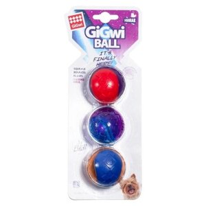 Игрушка для маленьких собак GiGwi Три мяча с пищалкой, 75326,4627077753880