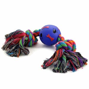 Игрушка для собак "Веревка, 2 узла и мяч", d65/300мм, Triol