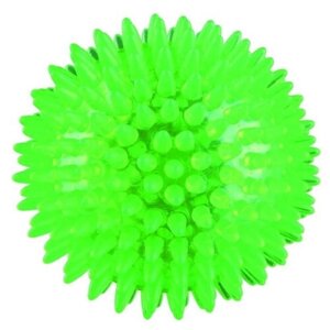 Игрушка для собаки "Мяч игольчатый", резина, 8 см