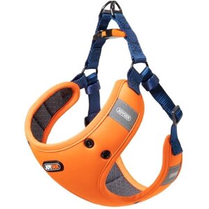 Joyser шлейка мягкая Walk Mood Harness для собак M, Оранжевый