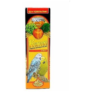 Катрин Палочки для волнистых попугаев Яблоко 2шт (палочки) в упаковке