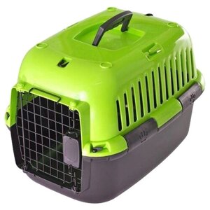 Клиппер-переноска для кошек и собак Fauna International Explorer Splash 32х32х49 см 49 см 32 см 32 см зеленый/черный 1 кг