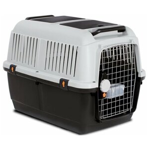 Клиппер-переноска для кошек и собак MP Bergamo Bracco Travel 4 50х51.5х70 см 70 см 51.5 см 50 см белый/черный