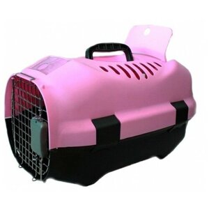 Клиппер-переноска для кошек и собак Родные места D01 30х29х47 см 47 см 29 см 30 см розовый 10 кг