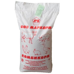 Комбикорм ПЗК-94 для молодняка кроликов "Маркорм" 15 кг, корм кроликам