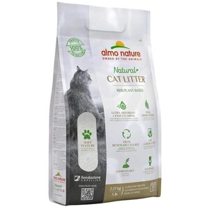 Комкующийся наполнитель Almo Nature Cat Litter 100% натуральный, 2.27кг, 1 шт.