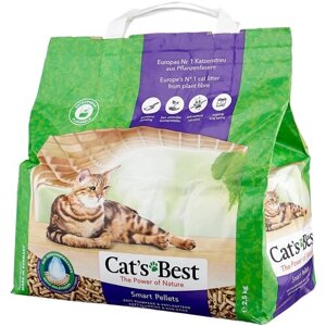 Комкующийся наполнитель Cat's Best Smart Pellets, 5л, 1 шт.