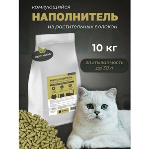 Комкующийся наполнитель для кошачьего лотка "Тофу" 10 кг