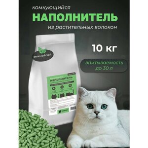 Комкующийся наполнитель для кошачьего лотка "Тофу" 10 кг