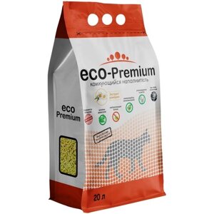Комкующийся наполнитель ECO-Premium Ромашка 20 л