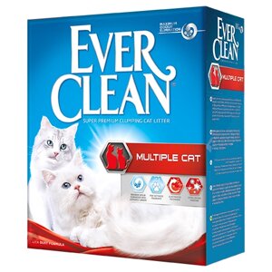 Комкующийся наполнитель Ever Clean Multiple Cat, 12л