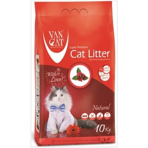 Комкующийся наполнитель Van Cat Natural, 10л, 1 шт.