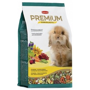 Комплексный корм для декоративных кроликов Padovan Premium coniglietti , 2 кг