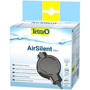 Компрессор Tetra AirSilent Mini для аквариума 10 - 40 л (21 л/ч, 1,6 Вт, 1 канал, нерегулируемый)