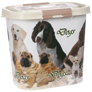 Контейнер для корма ZOO PLAST Dogs 10 л 10 л микс 1 31 см 26.5 см 21 см