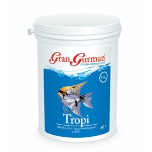 Корм д/р зоомир Gran Gurman Tropi - для тропических рыб 80гр, банка 250мл 432,2 шт)