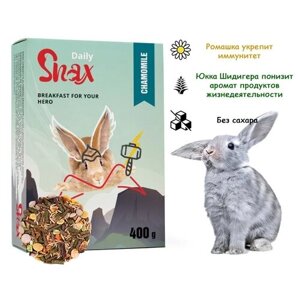 Корм для кроликов, Snax Daily, 400 г