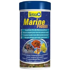 Корм для морских рыб Tetra Marine Flakes 250 мл, хлопья (2 шт)