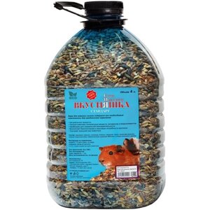 Корм для морских свинок вкусняшка полноценный зерновой рацион 4 литра (2,8 кг)