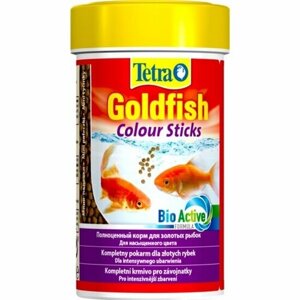 Корм для окраса золотых рыб Tetra Goldfish Colour Sticks 100 мл