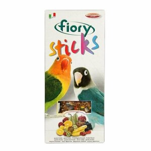 Корм для попугаев Fiory Sticks для средних Палочки с фруктами 60г 2шт