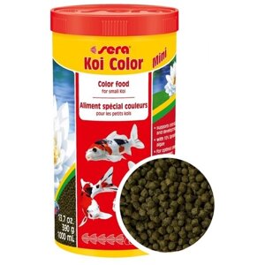 Корм для прудовых рыб Sera "Koi Color Mini", 1 л