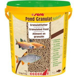 Корм для прудовых рыб Sera Pond POND GRANULAT 21 л (3,5 кг) ведро