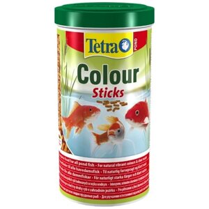 Корм для прудовых рыб Tetra Pond Colour Sticks 1 л, палочки для усиления окраса (2 шт)