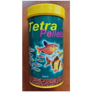 Корм для рыб аквариумных гранулированный TetraPellets 500 мл