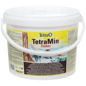 Корм для рыб Tetra Min XL Flakes крупные хлопья для всех видов аквариумных рыб, 10 л