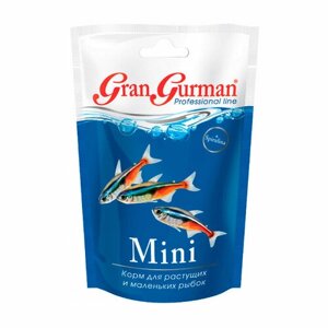 Корм для рыб, зоомир Gran Gurman "Mini"для растущих и маленьких рыбок 30гр ,10шт)