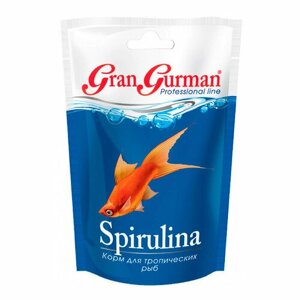 Корм для рыб, зоомир Gran Gurman "Spirulina"для тропических рыб 30гр,10шт)